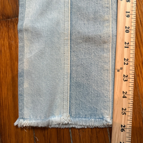 AG Adriano Goldschmied Jeans Two Tone High Rise Straight Crop 25 26x26 Isabelle - Picture 5 of 12
